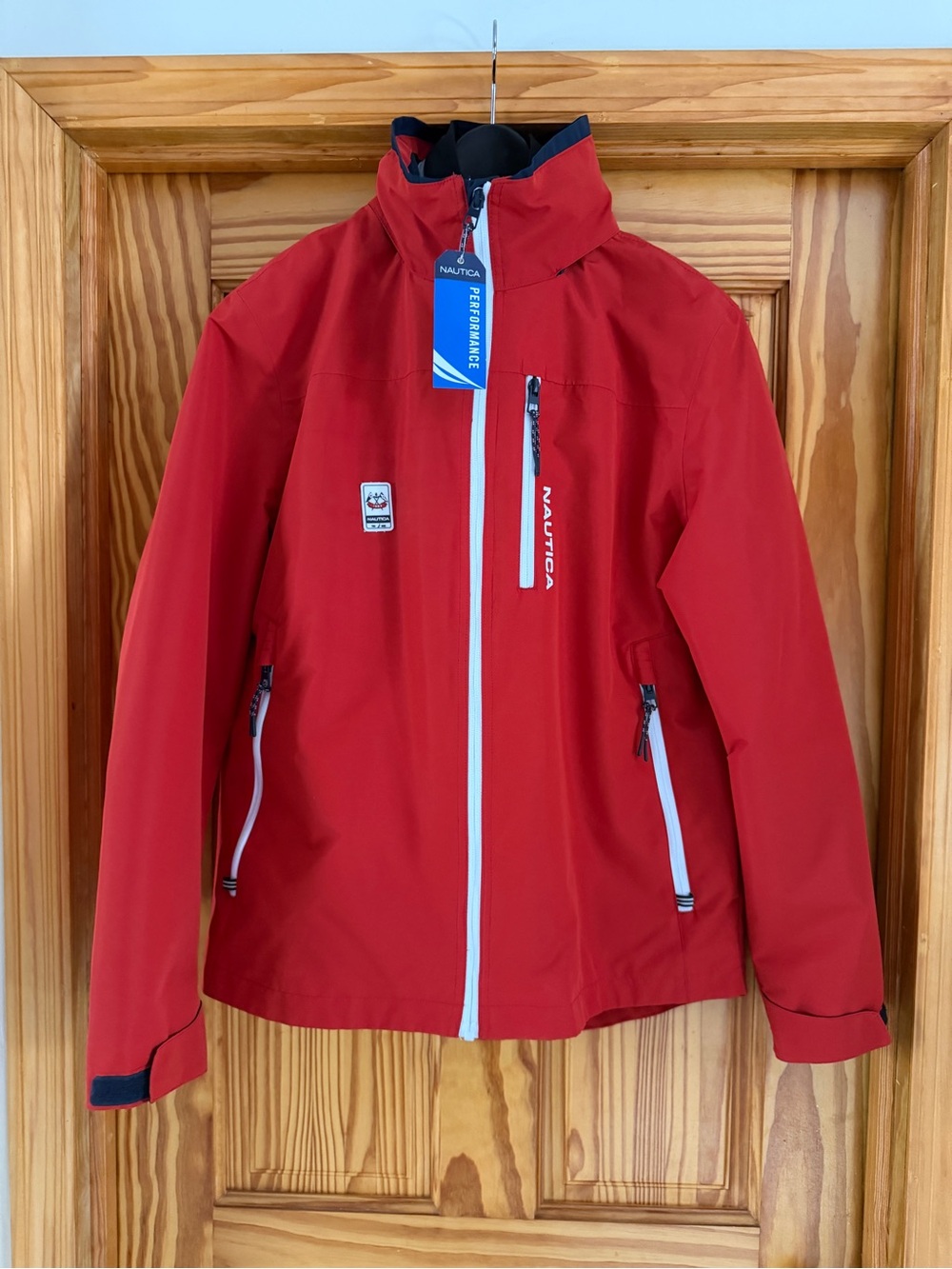 Nautica Red Performance Shell Jacket